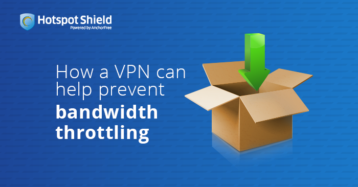 VPN for bandwidth throttling