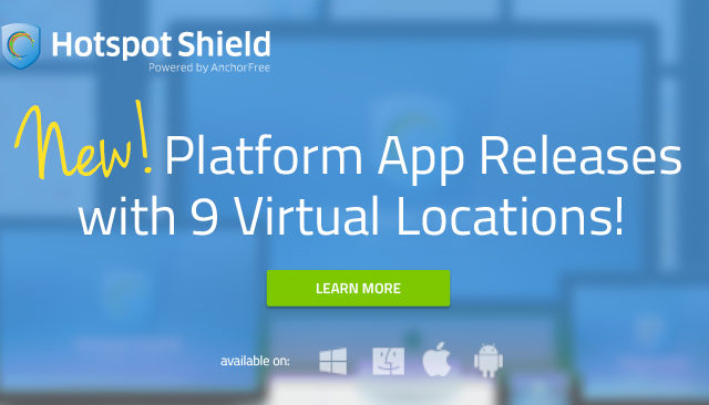 AnchorFree Releases New Versions of Hotspot Shield