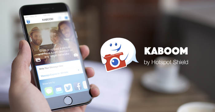 AnchorFree, maker of Hotspot Shield presents its latest app: Kaboom
