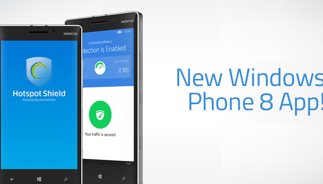 Hotspot Shield Free VPN app, now available for your Windows Phone 7 and later versions
