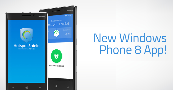 Hotspot Shield Free VPN app, now available for your Windows Phone 7 and later versions