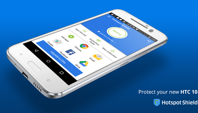 Protect your brand new HTC 10 with Hotspot Shield