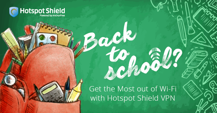 Shield hotspot zpět do školy wifi