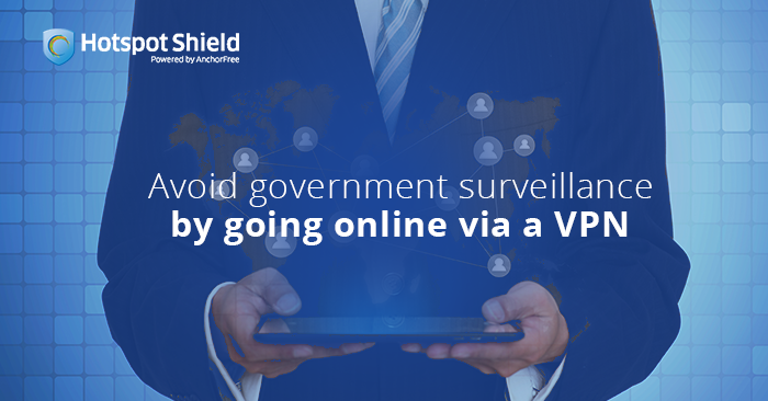Avoid government surveillance by going online via a VPN