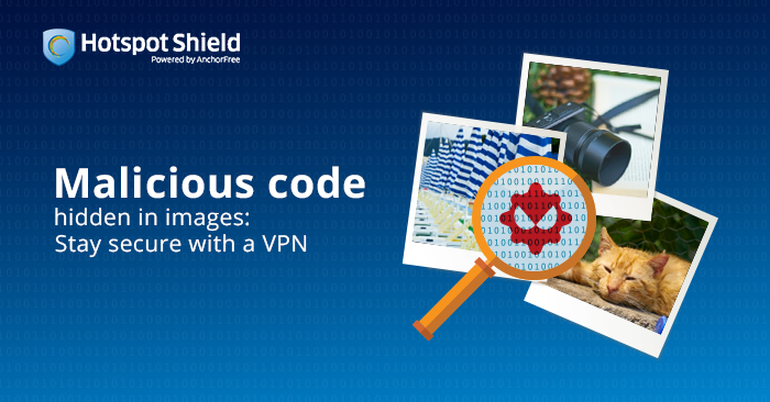 Malicious code hidden in images: Stay secure with a VPN