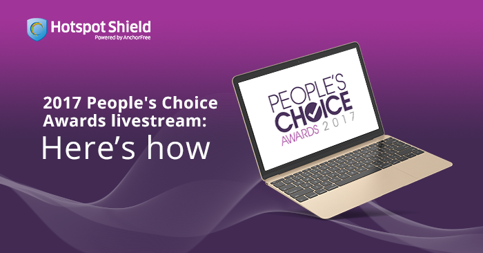 Livestream 2017 People’s Choice Awards: Here’s how