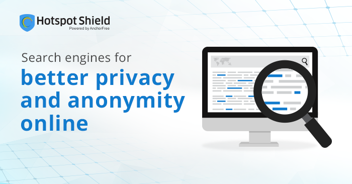 Search engines for better privacy and anonymity online